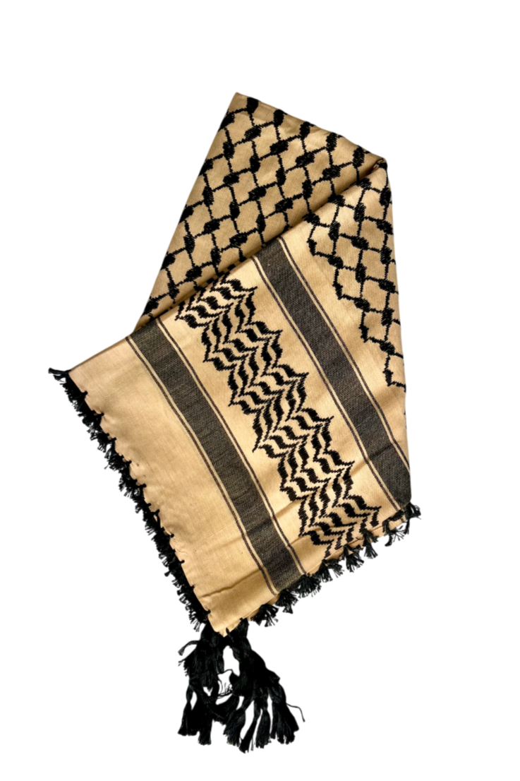 Kufiya/Keffiyeh Lichtbruin