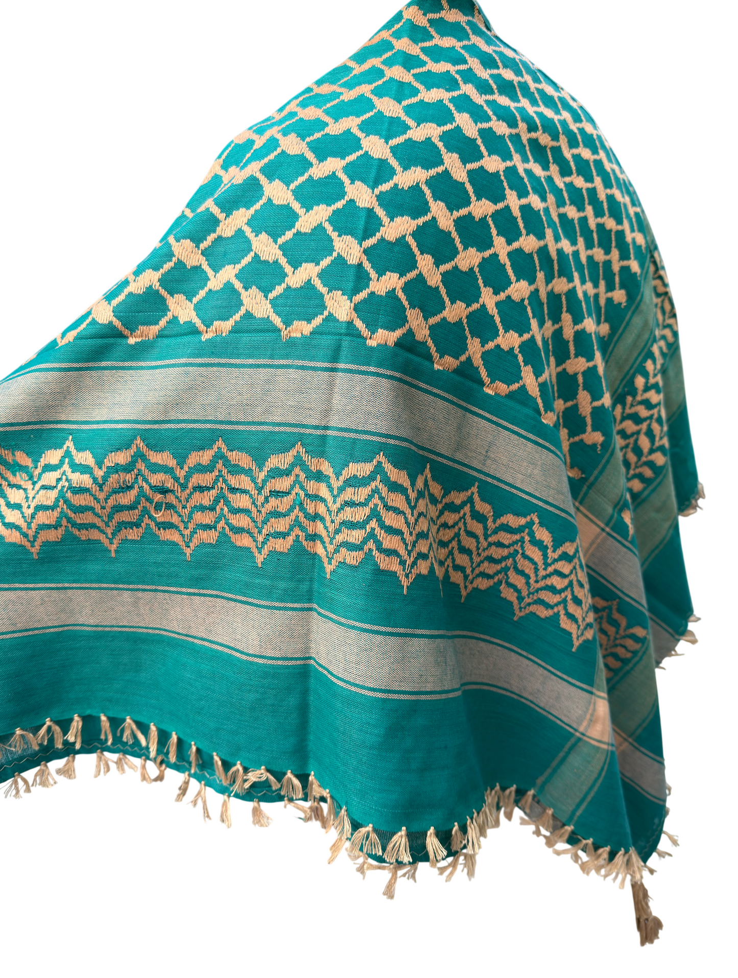 Kufiya/Keffiyeh Azzurro Chiaro 100% Cotone