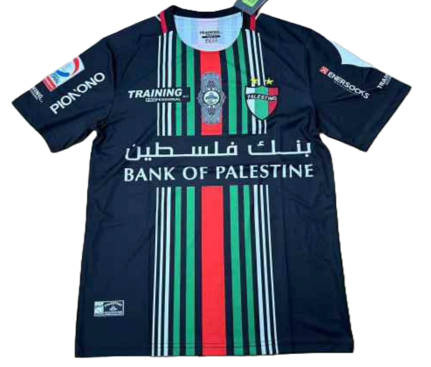 Palestino Training Fußball-T-Shirt Schwarz