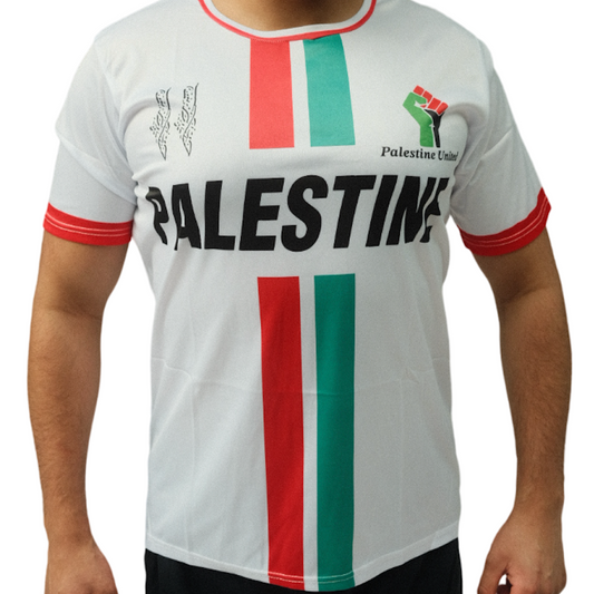 Palestine United Voetbal T-shirt Wit