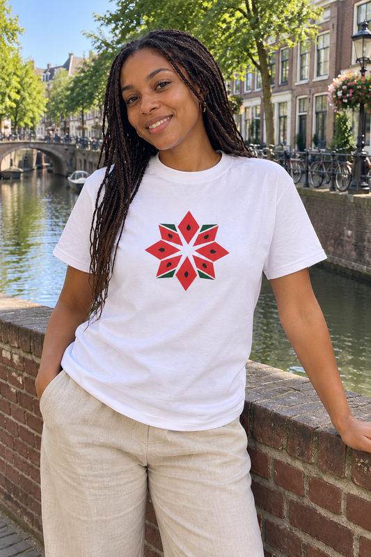 Melon Tatreez Tee ugc-white