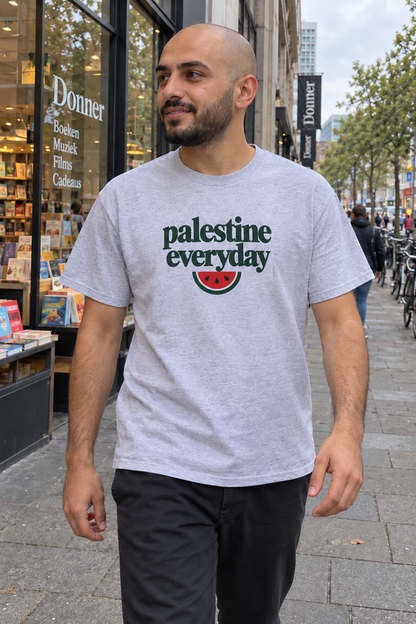 Palestine Everyday Tee ugc-grey
