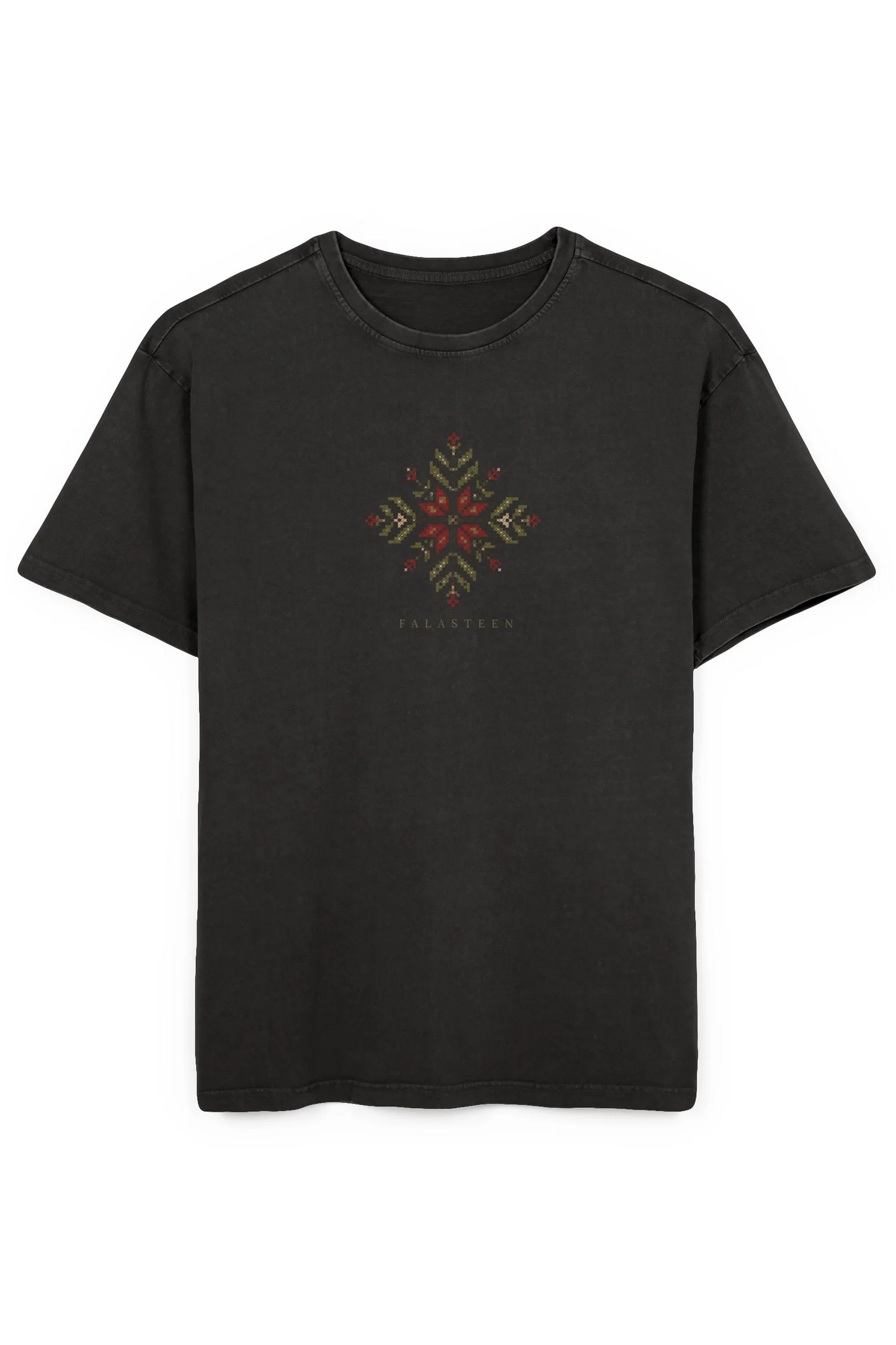 Falasteen Tatreez Bloom Oversized Tee